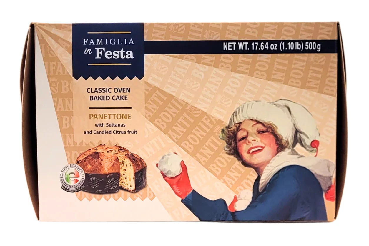 PANETTONE MILANAISE BAS 500GR BTE BLEU