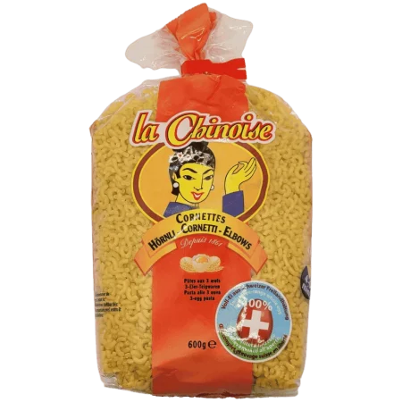 PÂTES CHINOISES CORNETTES 600G
