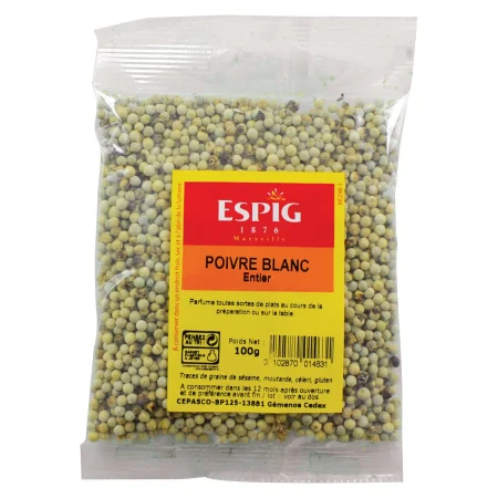 POIVRE BLANC ENTIER 100G