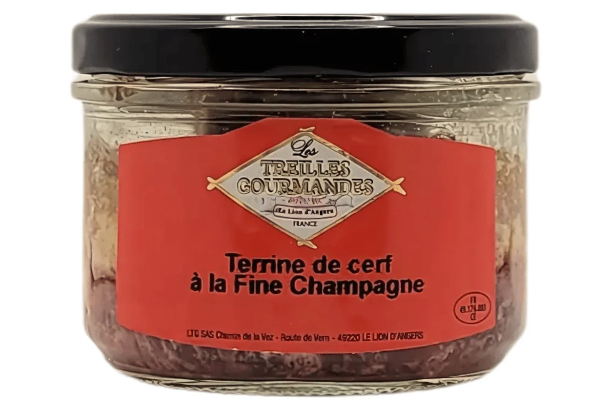 TERRINE DE CERF A LA FINE CHAMPAGNE 180G