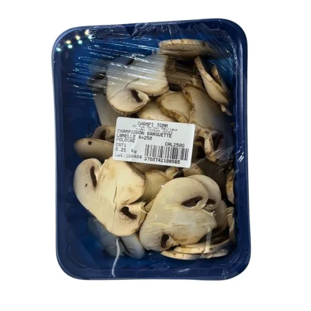 CHAMPI. BLANC LAMELLE BQ 250GR