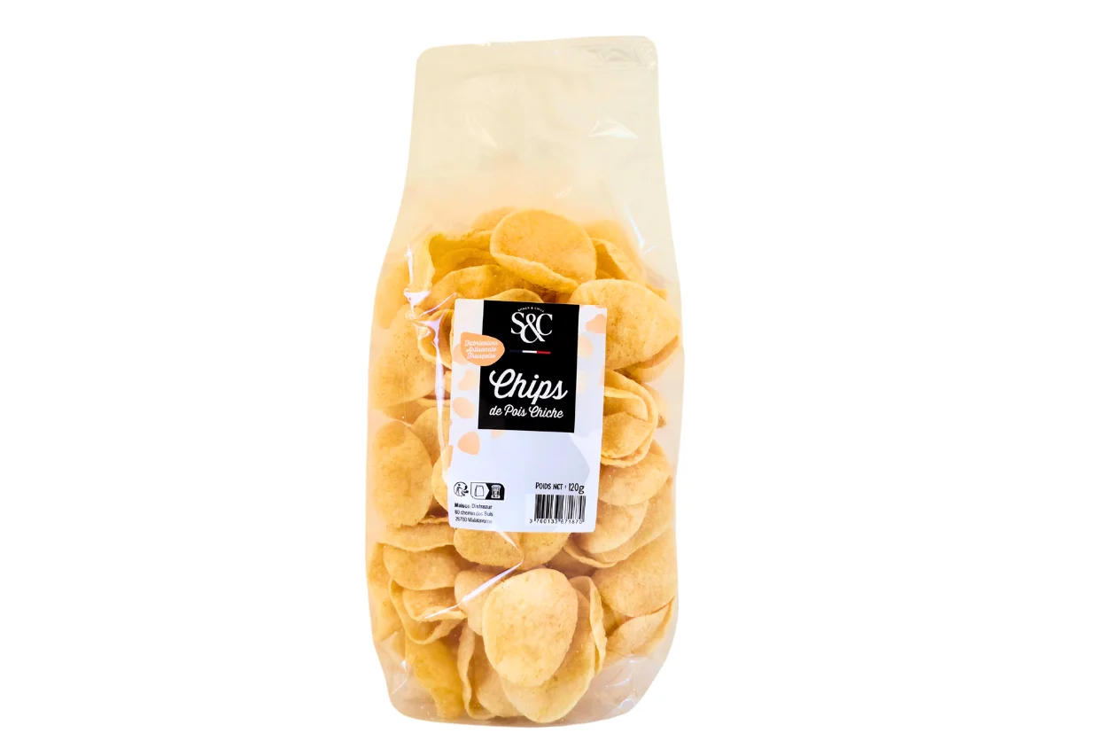 CHIPS DE POIS CHICHE 120GR