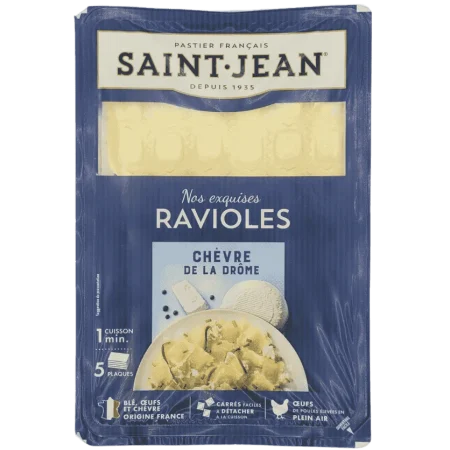 RAVIOLES CHEVRE ET FINES HERBES 240G