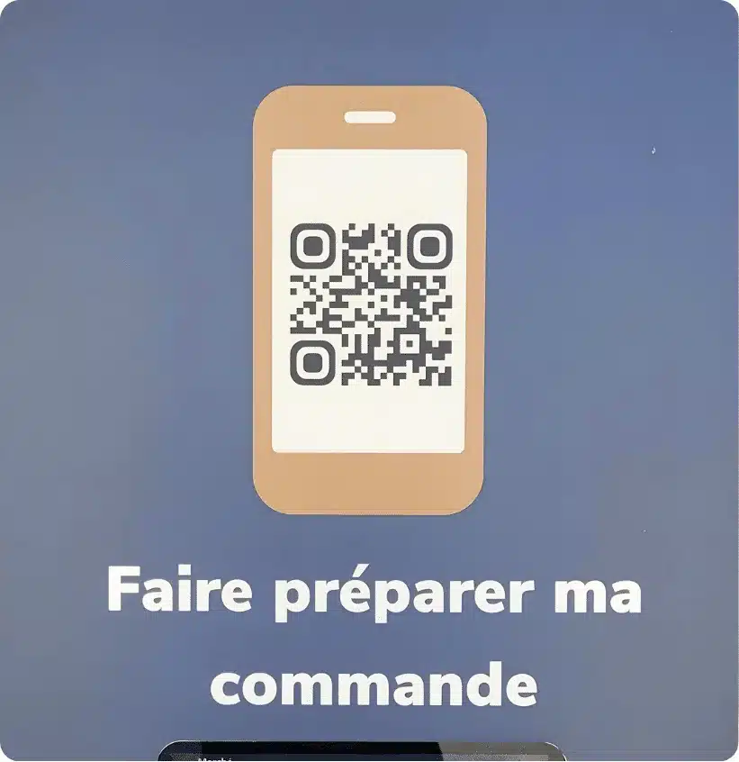 Qr code pour passer commande sur le site de Marché Pernoud 
