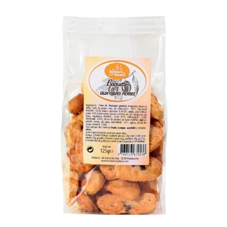 BAGUETTES AUX OLIVES 125G