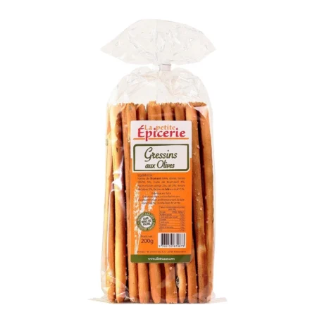 GRESSINS AUX OLIVES 200G