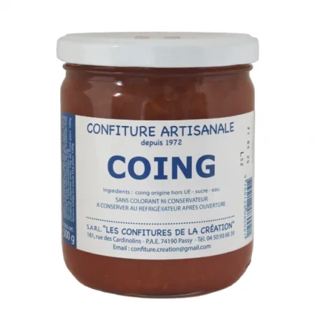 CONFITURE DE COING