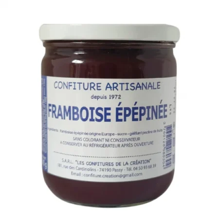 CONFITURE DE FRAMBOISE EPEPINEE