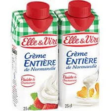 CRÈME ENTIÈRE UHT 2x25CL