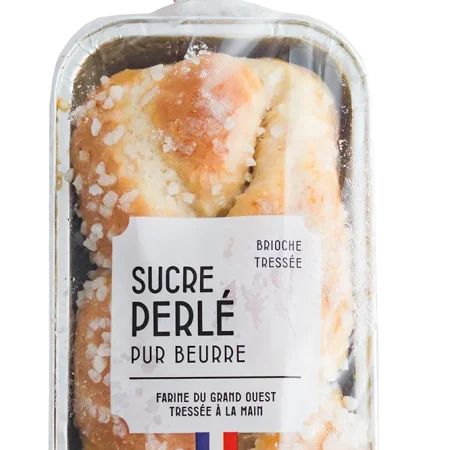 BRIOCHE TRESSÉE AU SUCRE PERLÉ 400G