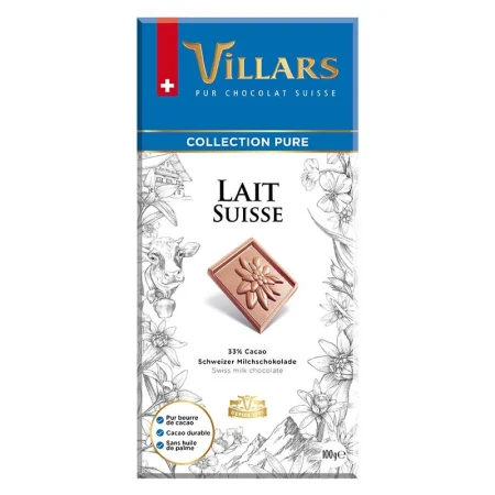CHOCOLAT LAIT SUISSE 100G