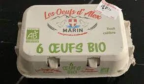 OEUFS BIO D'ALEX x6