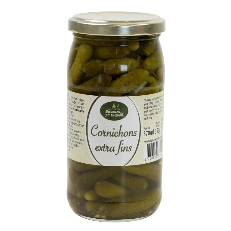CORNICHONS EXTRA FINS 370ML