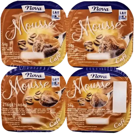 MOUSSE AU CAFE X4