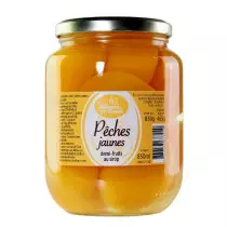 PECHES JAUNES 1/2 FRUITS SIROP 850ML