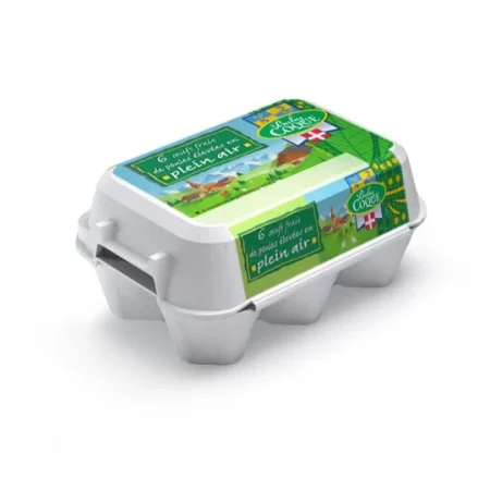 6 OEUFS PLEIN AIR MOYEN