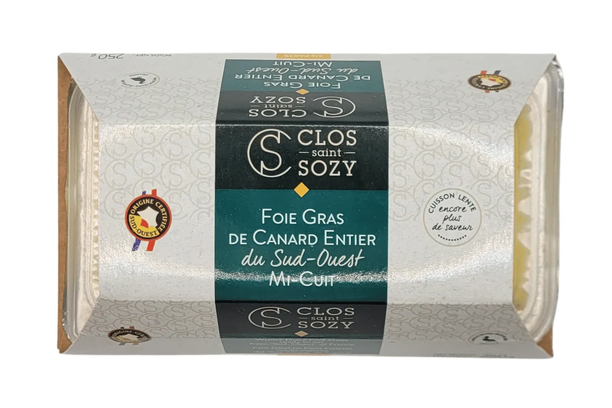 FOIE GRAS CAN ENT MI-CUIT 250GR