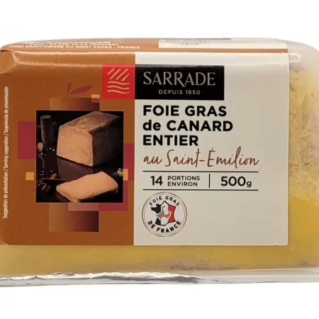 FOIE GRAS DE CANARD ST EMILION ET ÉPICES 500G