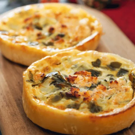 PETITE QUICHE SAUMON ÉPINARD