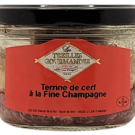 TERRINE DE CERF A LA FINE CHAMPAGNE 180G
