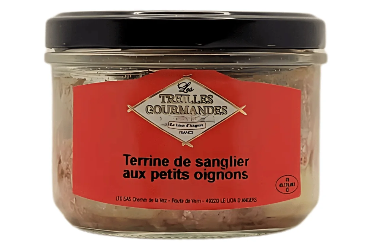 TERRINE DE SANGLIER AUX PETITS OIGNONS 180G