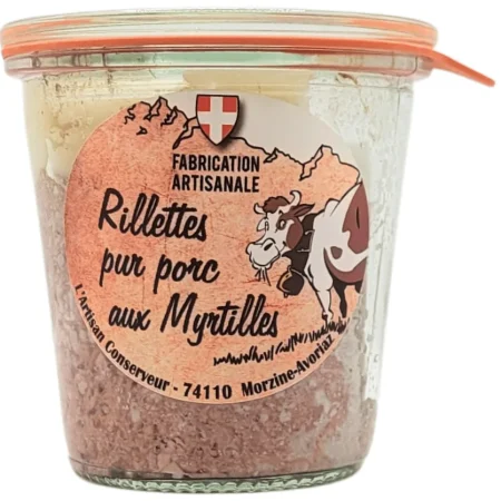 RILLETTES AUX MYRTILLES 200G