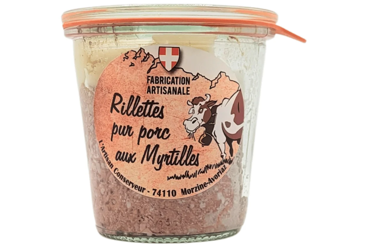 RILLETTES AUX MYRTILLES 200G