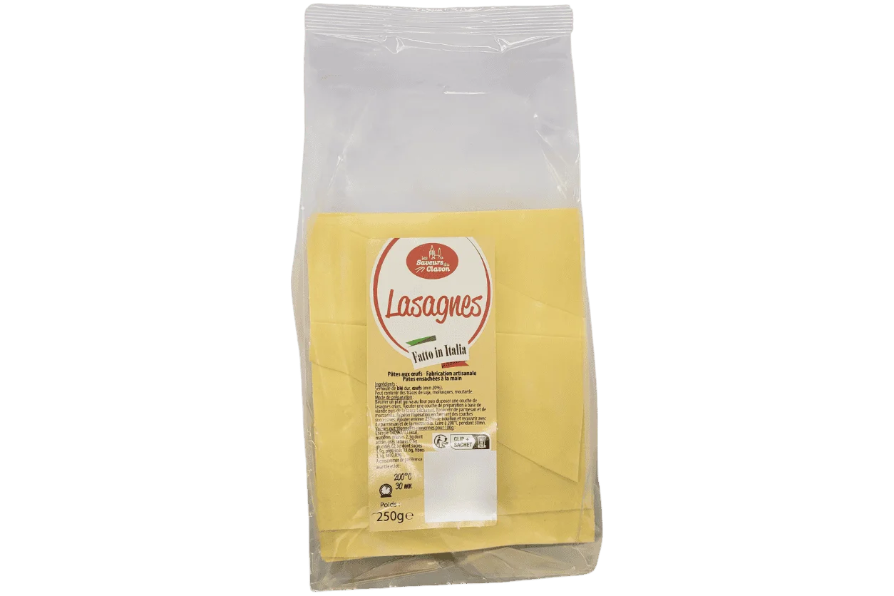 LASAGNES ARTISANALES 250G