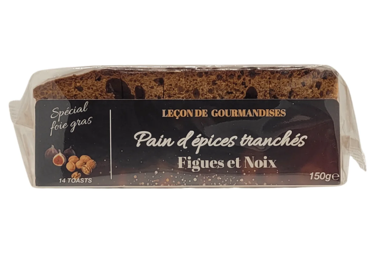 PAIN D'EPICES TOAST FIGUES/NOIX 150GR