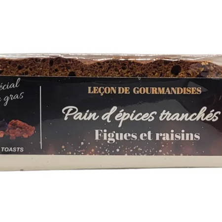 PAIN D'EPICES TOAST FIGUES/RAISINS 150GR