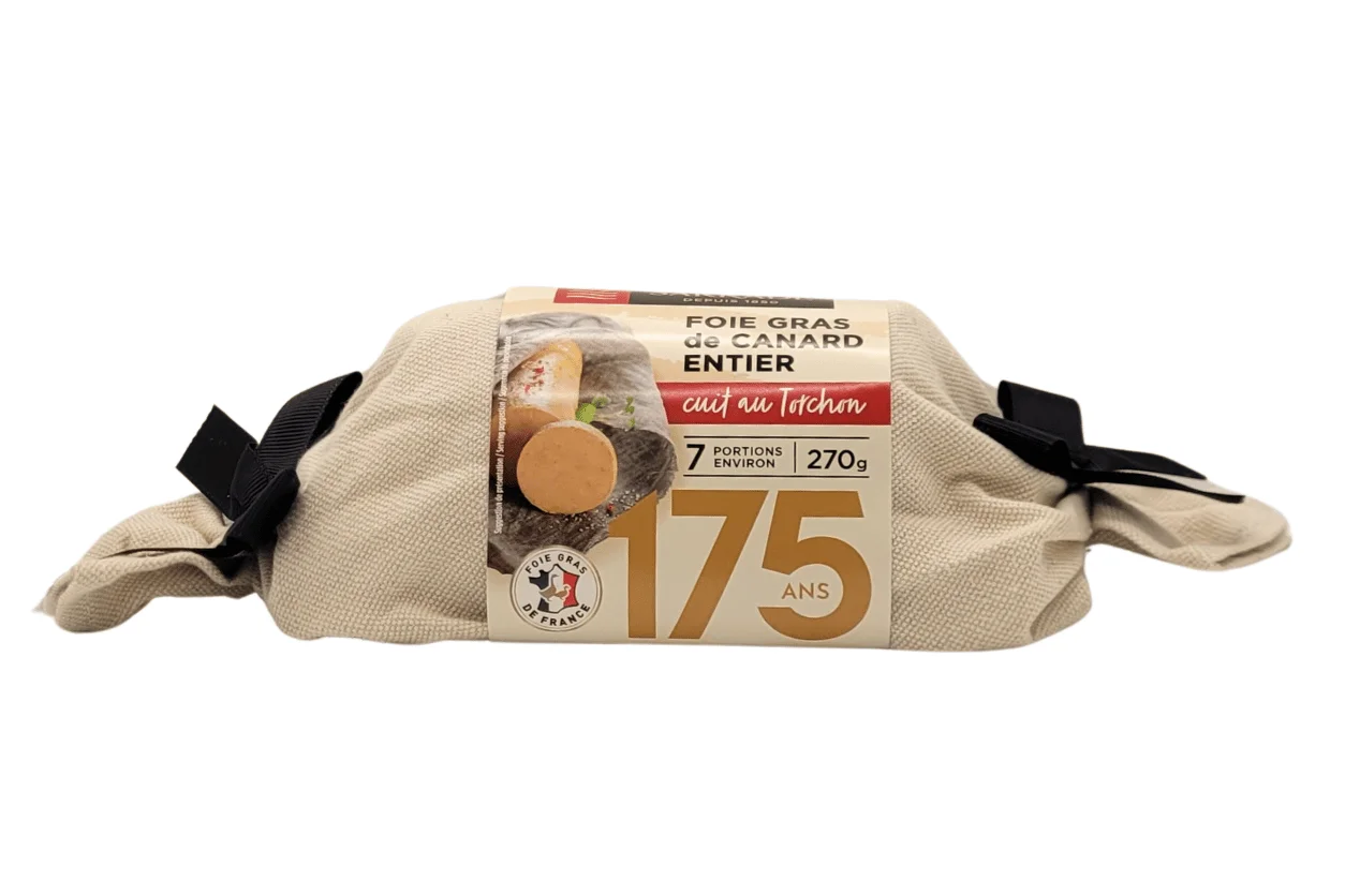 FOIE GRAS CANARD TORCHON 270G