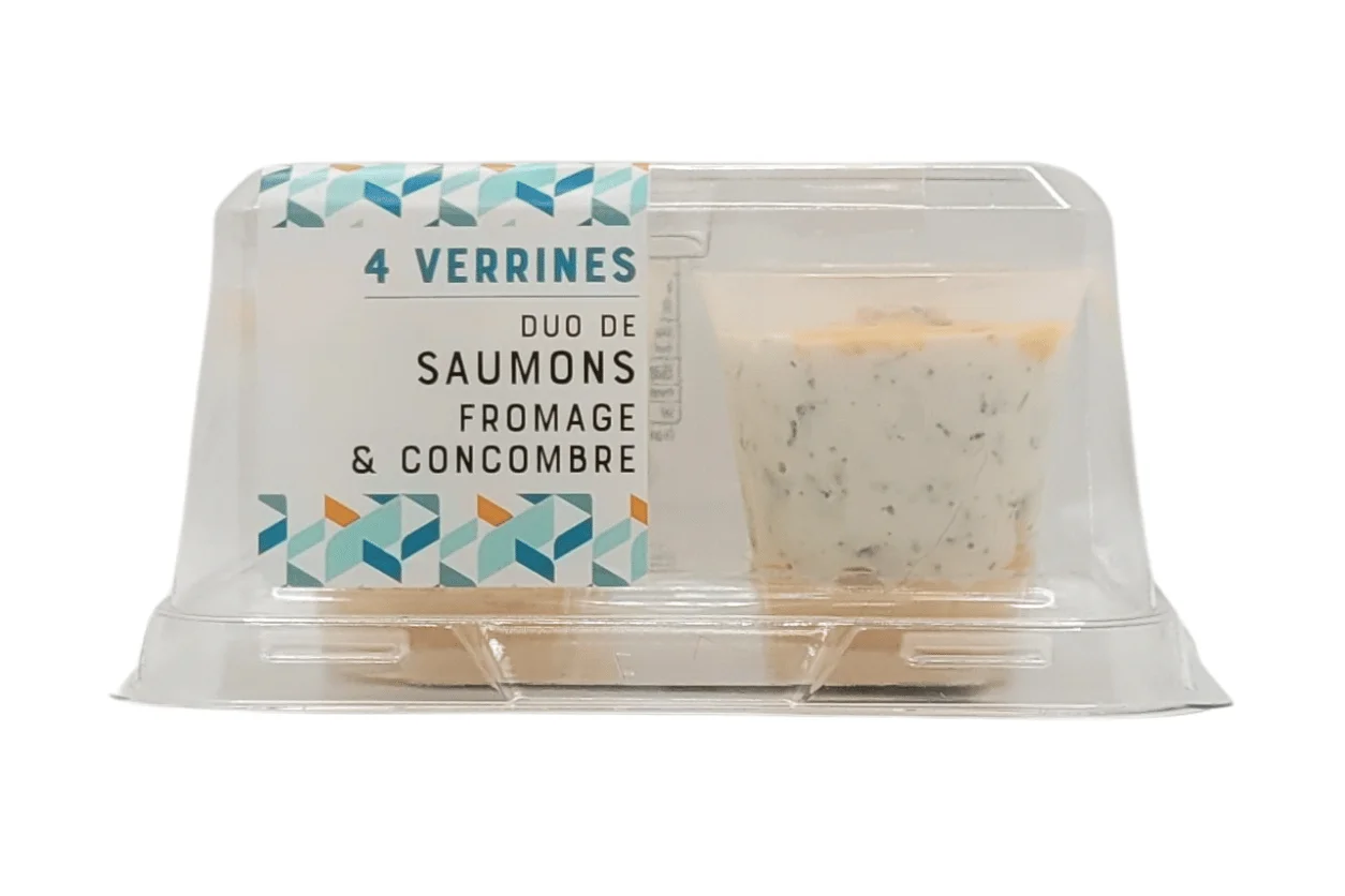 VERRINE DUO SAUMON/TZATZIKI BQ 4P