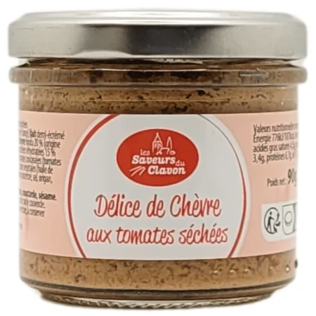 DELICES DE CHEVRE TOMATES/SECHEES 90GR