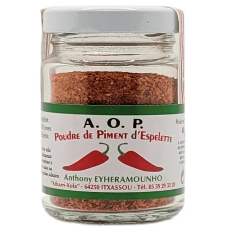 PIMENT ESPELETTE POUDRE 40G