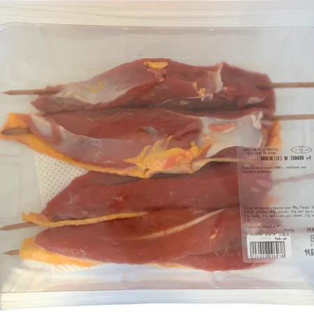 BROCHETTES DE CANARD x4