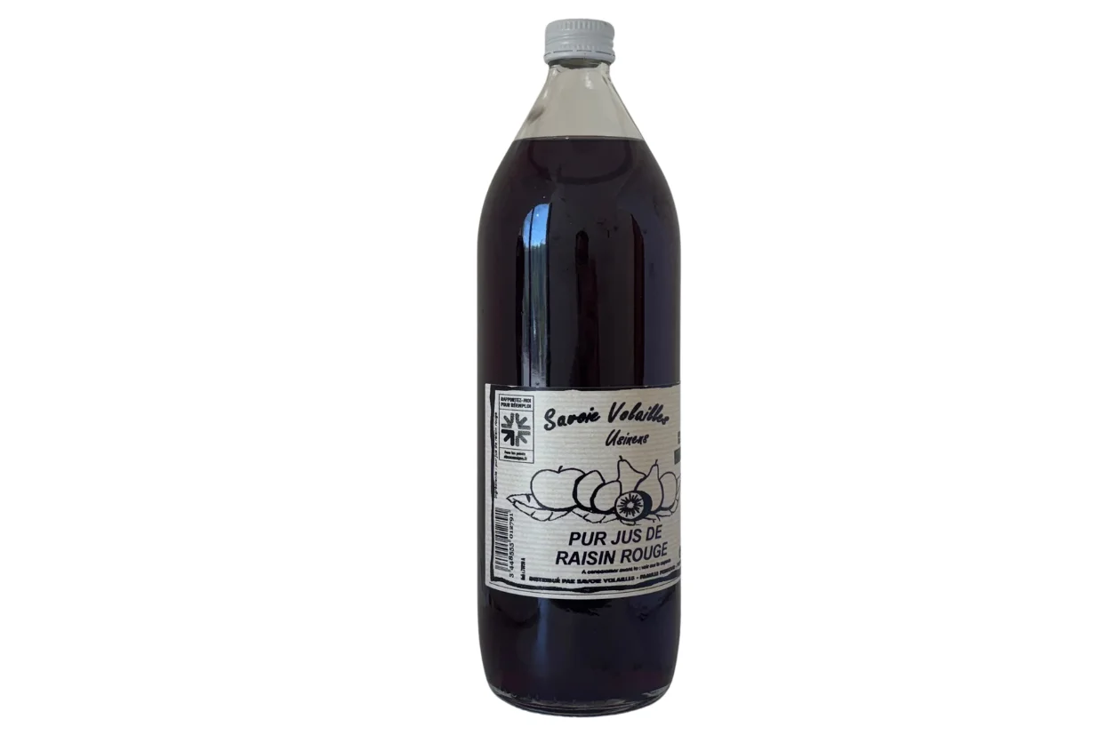 JUS DE RAISIN ROUGE 1L