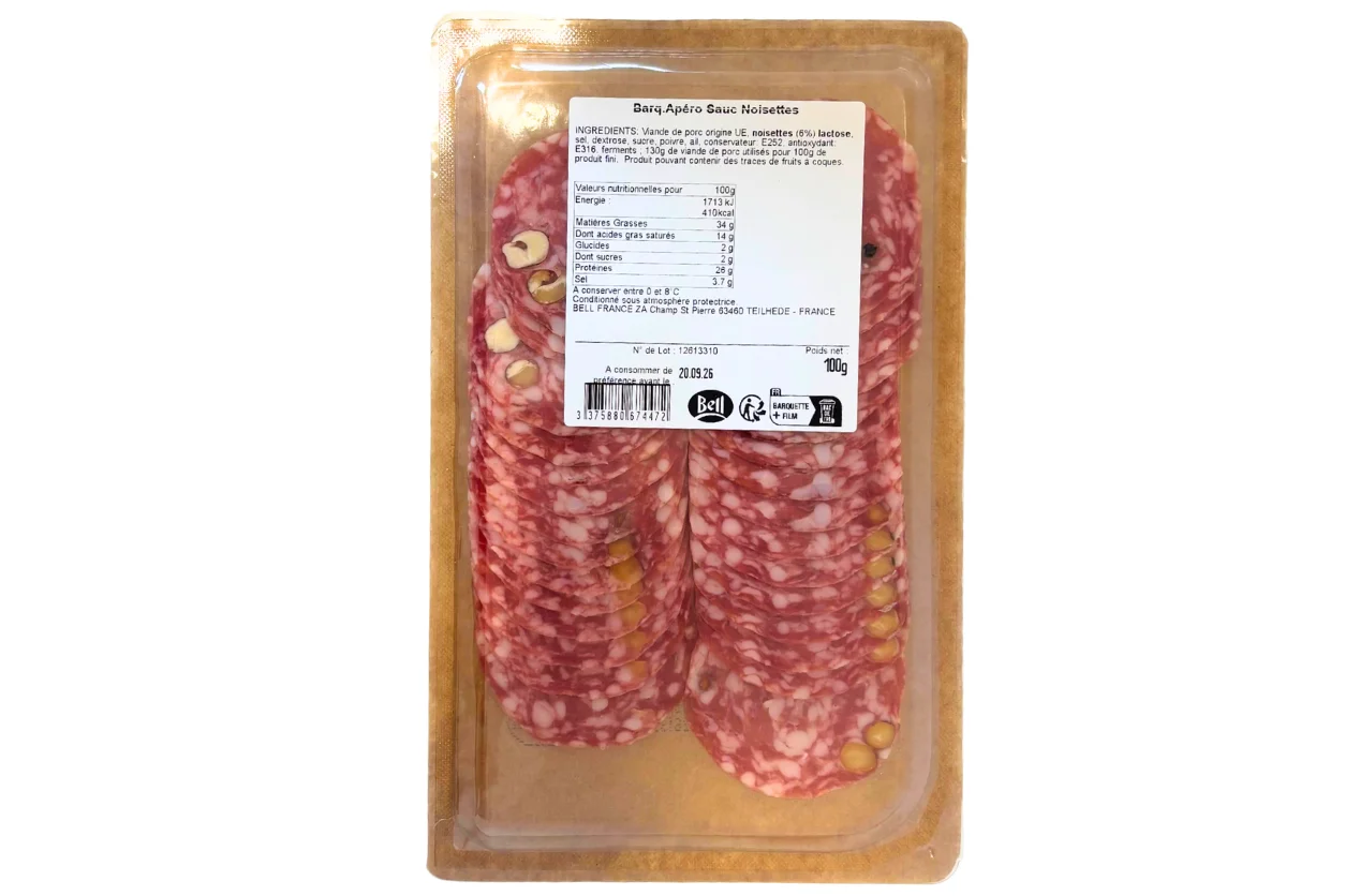 SAUCISSON NOISETTES APERO 100GR