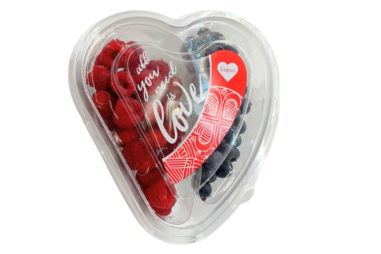 FRAMBOISE/MYRTILLE MIX BQTTE 250GR